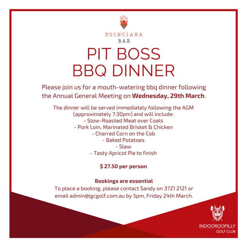 annual general meeting dinner invitation indooroopilly golf general invitation