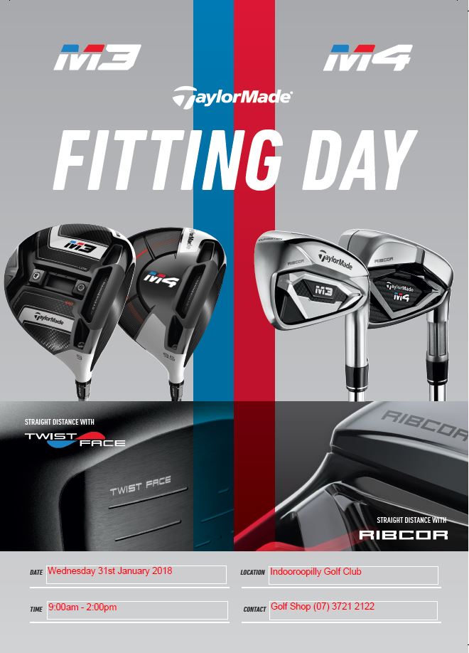 TaylorMade Fitting Day Indooroopilly Golf ClubIndooroopilly Golf Club