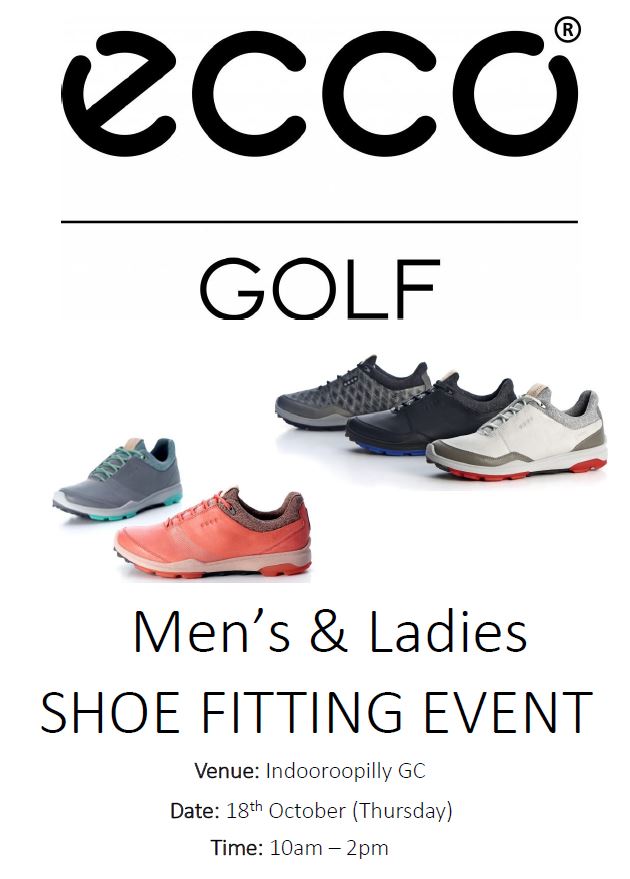 Ecco Shoe Fitting 18.10.18 Indooroopilly Golf ClubIndooroopilly Golf Club