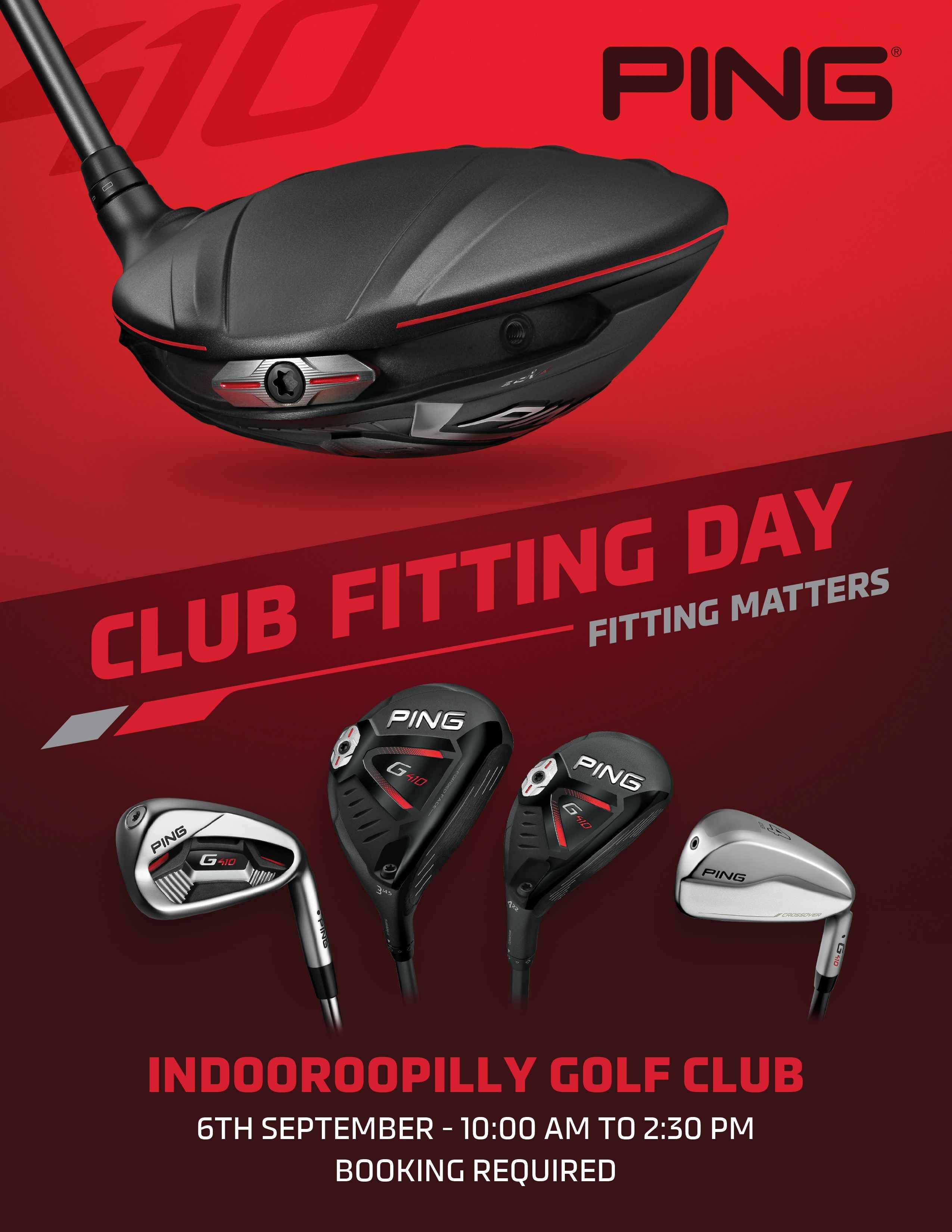 Ping Club Fitting Day September 2019 Indooroopilly Golf