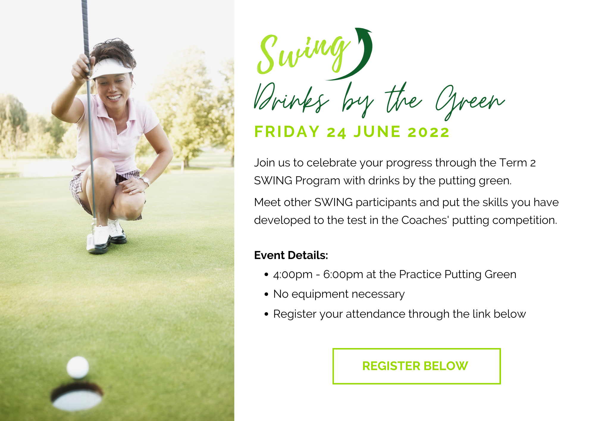 SWING Drinks by the Green (1) Indooroopilly Golf ClubIndooroopilly